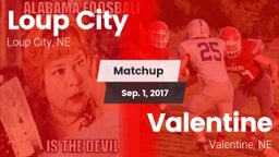Matchup: Arcadia/Loup City vs. Valentine  2017