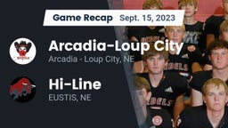 Recap: Arcadia-Loup City  vs. Hi-Line 2023