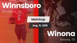 Matchup: Winnsboro vs. Winona  2018