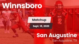 Matchup: Winnsboro vs. San Augustine  2020