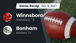 Recap: Winnsboro  vs. Bonham  2021