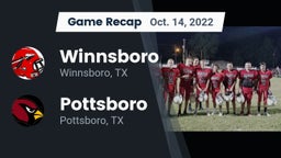 Recap: Winnsboro  vs. Pottsboro  2022