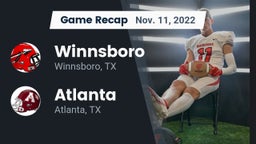 Recap: Winnsboro  vs. Atlanta  2022