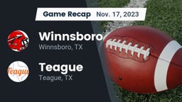 Recap: Winnsboro  vs. Teague  2023
