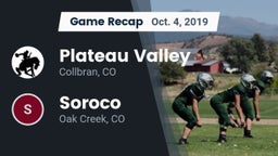 Recap: Plateau Valley  vs. Soroco  2019
