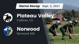 Recap: Plateau Valley  vs. Norwood  2021