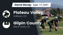 Recap: Plateau Valley  vs. Gilpin County  2021