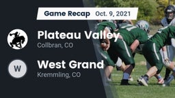 Recap: Plateau Valley  vs. West Grand  2021