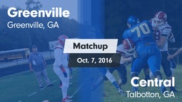 Matchup: Greenville vs. Central  2016