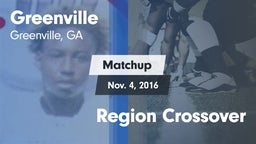 Matchup: Greenville vs. Region Crossover 2016