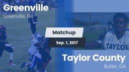Matchup: Greenville vs. Taylor County  2017