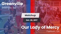 Matchup: Greenville vs. Our Lady of Mercy  2017