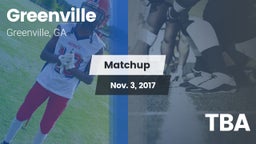Matchup: Greenville vs. TBA 2017