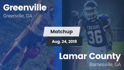 Matchup: Greenville vs. Lamar County  2018