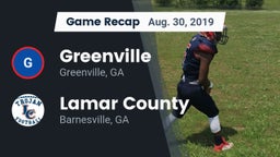 Recap: Greenville  vs. Lamar County  2019
