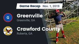 Recap: Greenville  vs. Crawford County  2019