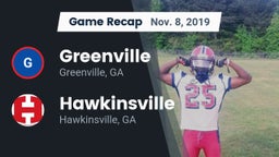 Recap: Greenville  vs. Hawkinsville  2019
