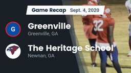 Recap: Greenville  vs. The Heritage School 2020