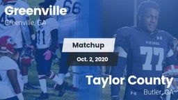 Matchup: Greenville vs. Taylor County  2020