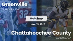 Matchup: Greenville vs. Chattahoochee County  2020