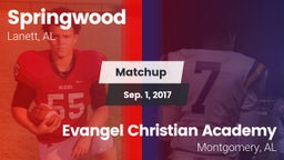 Matchup: Springwood vs. Evangel Christian Academy  2017