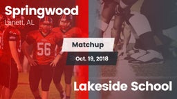 Matchup: Springwood vs. Lakeside School 2018