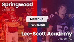 Matchup: Springwood vs. Lee-Scott Academy 2018