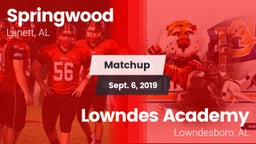 Matchup: Springwood vs. Lowndes Academy  2019