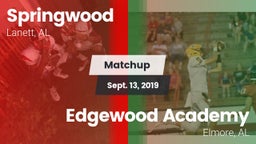 Matchup: Springwood vs. Edgewood Academy  2019