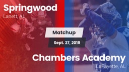 Matchup: Springwood vs. Chambers Academy  2019