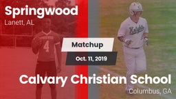 Matchup: Springwood vs. Calvary Christian School 2019