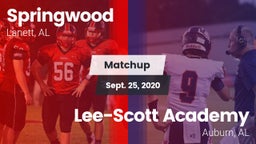 Matchup: Springwood vs. Lee-Scott Academy 2020