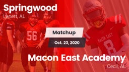 Matchup: Springwood vs. Macon East Academy  2020