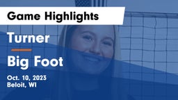 Turner  vs Big Foot  Game Highlights - Oct. 10, 2023