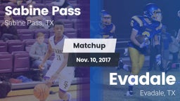 Matchup: Sabine Pass vs. Evadale  2017
