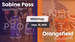 Matchup: Sabine Pass vs. Orangefield  2019