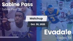 Matchup: Sabine Pass vs. Evadale  2020