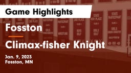 Fosston  vs ******-fisher Knight Game Highlights - Jan. 9, 2023