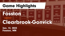 Fosston  vs Clearbrook-Gonvick  Game Highlights - Jan. 12, 2023