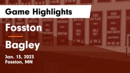 Fosston  vs Bagley  Game Highlights - Jan. 13, 2023