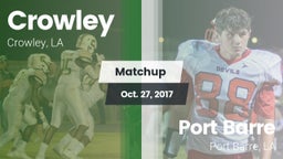 Matchup: Crowley vs. Port Barre  2017