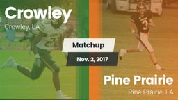 Matchup: Crowley vs. Pine Prairie  2017