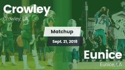 Matchup: Crowley vs. Eunice  2018