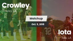 Matchup: Crowley vs. Iota  2018