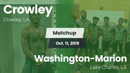 Matchup: Crowley vs. Washington-Marion  2019