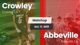 Matchup: Crowley vs. Abbeville  2019