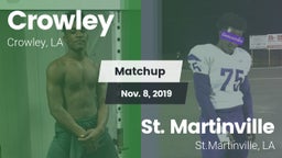 Matchup: Crowley vs. St. Martinville  2019