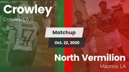 Matchup: Crowley vs. North Vermilion  2020