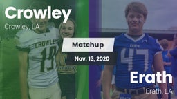 Matchup: Crowley vs. Erath  2020