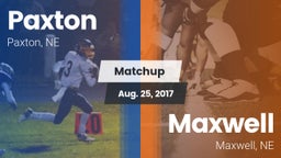 Matchup: Paxton vs. Maxwell  2017